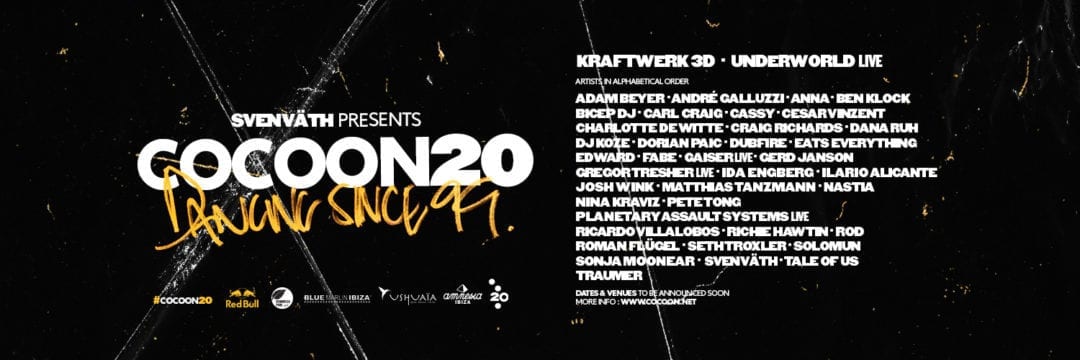 Kraftwerk and Underworld to celebrate 20 years of Cocoon in Ibiza